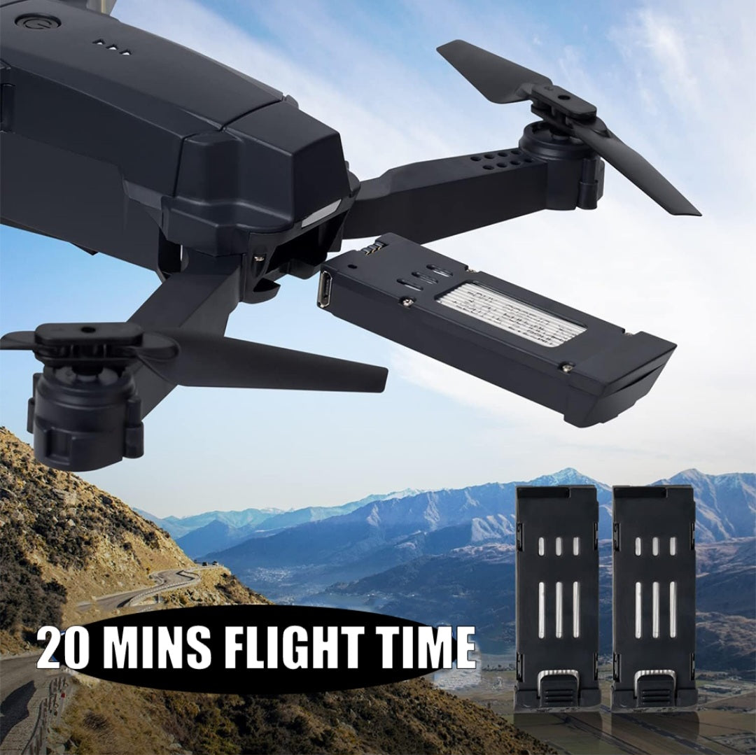 BezosMax Drones with 1080P HD Camera Foldable RC Quadcopter,2 Batteries