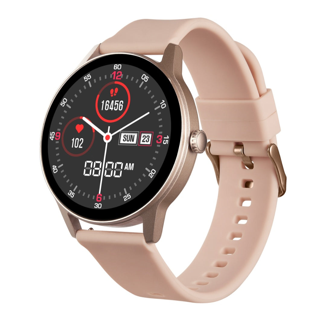 Volkano Smart Watch: Women & Men | Calling & Notifications | Soul Series - Rose Gold