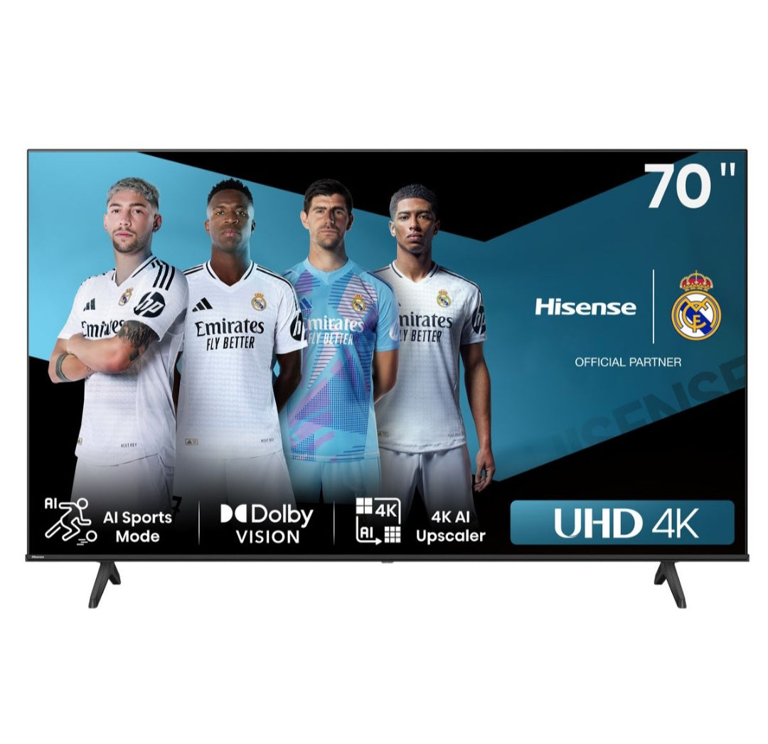 Hisense 70" A6N 4K UHD Smart TV with HDR & Dolby Vision