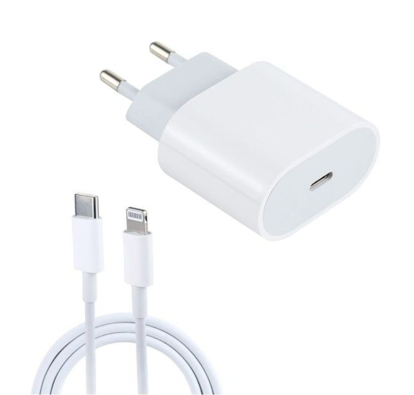 Fast Charger - Type-C Cable and Adapter - iPhone Compatible