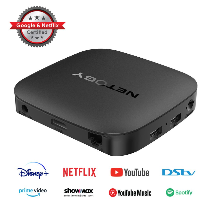 Nova Android TV Box 4K Ultra HD - Google and Netflix Certified