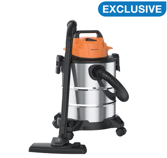 Bennett Read Ultra Force 20L Wet & Dry Vacuum Cleaner - Stainless Steel