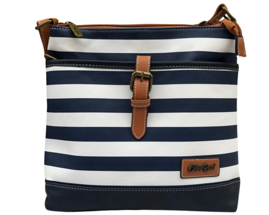 Cotton Road - Stripped Crossbody Sling-bag