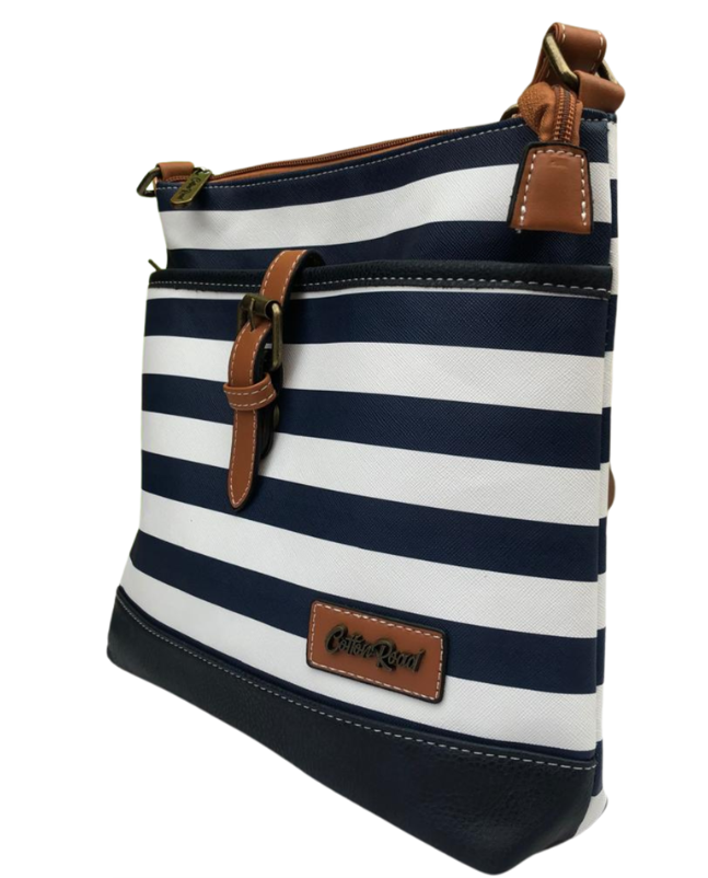 Cotton Road - Stripped Crossbody Sling-bag