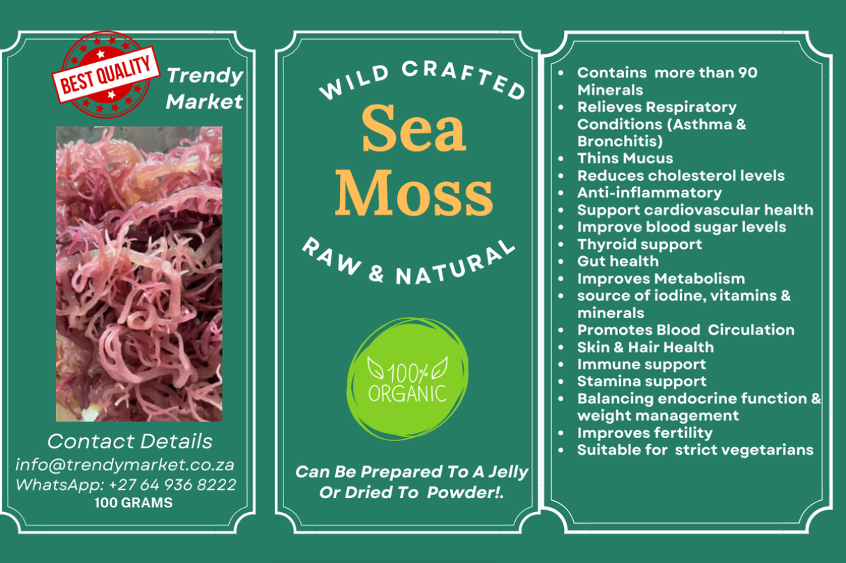 Sea Moss (Raw, Natural & Wild-Crafted)