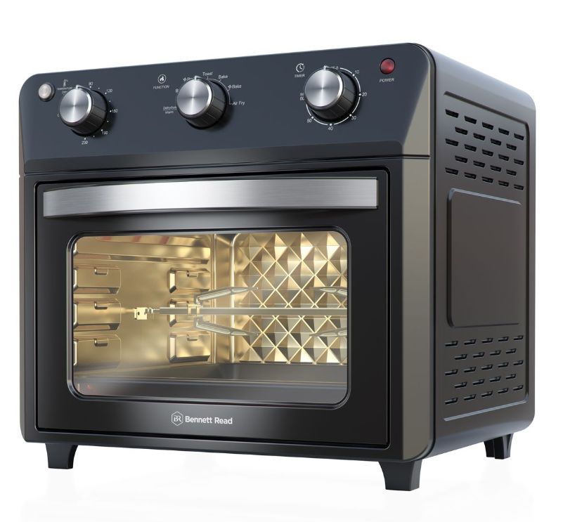 Bennett Read 25L Air Fryer Oven with Rotisserie Black