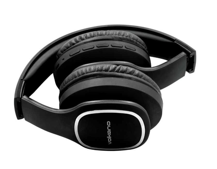 Volkano Phonic Series Bluetooth Headphones - Black