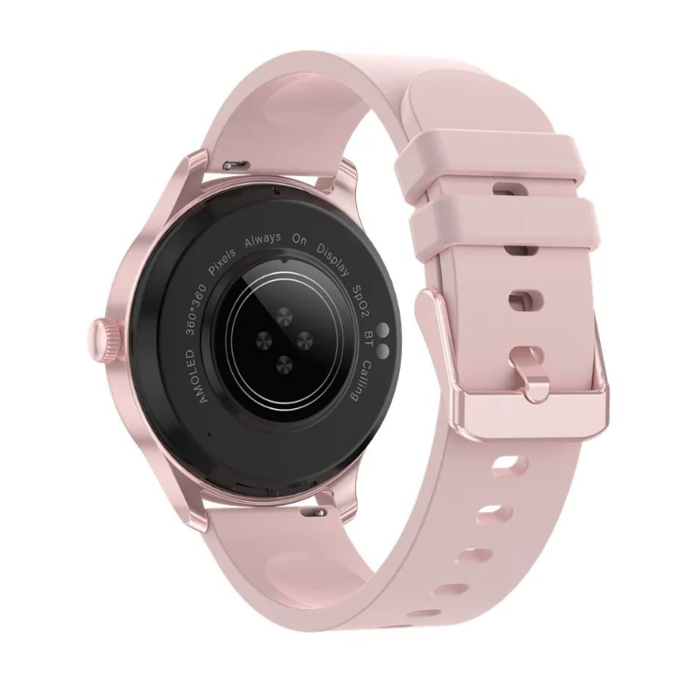 Apex Alley Fit Smart Watch for Women with Pink Silicone Strap + Apex Pen