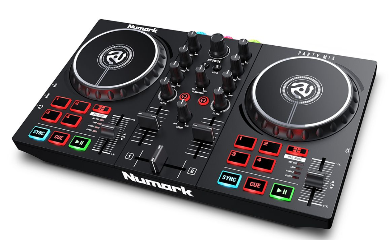 Numark 2 Channel USB DJ Controller with Built in Light Show