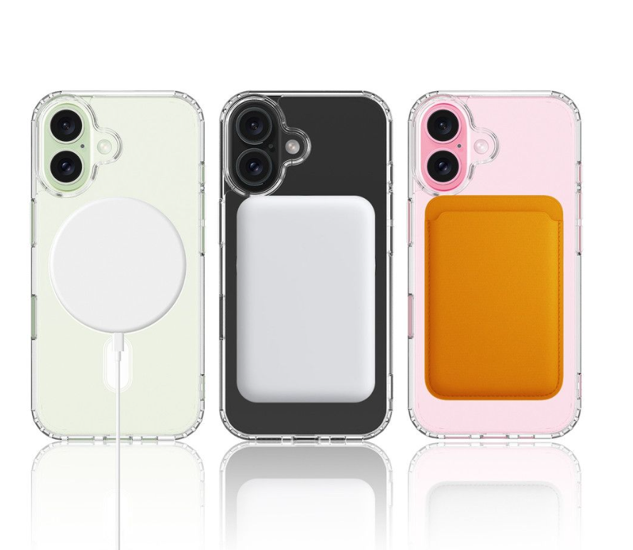 Clear Magsafe Shockproof Clear Case for IPhone 16-Anti-Yellowing