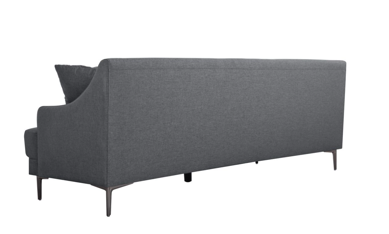 George & Mason - Anna 3 Seater Couch - Charcoal