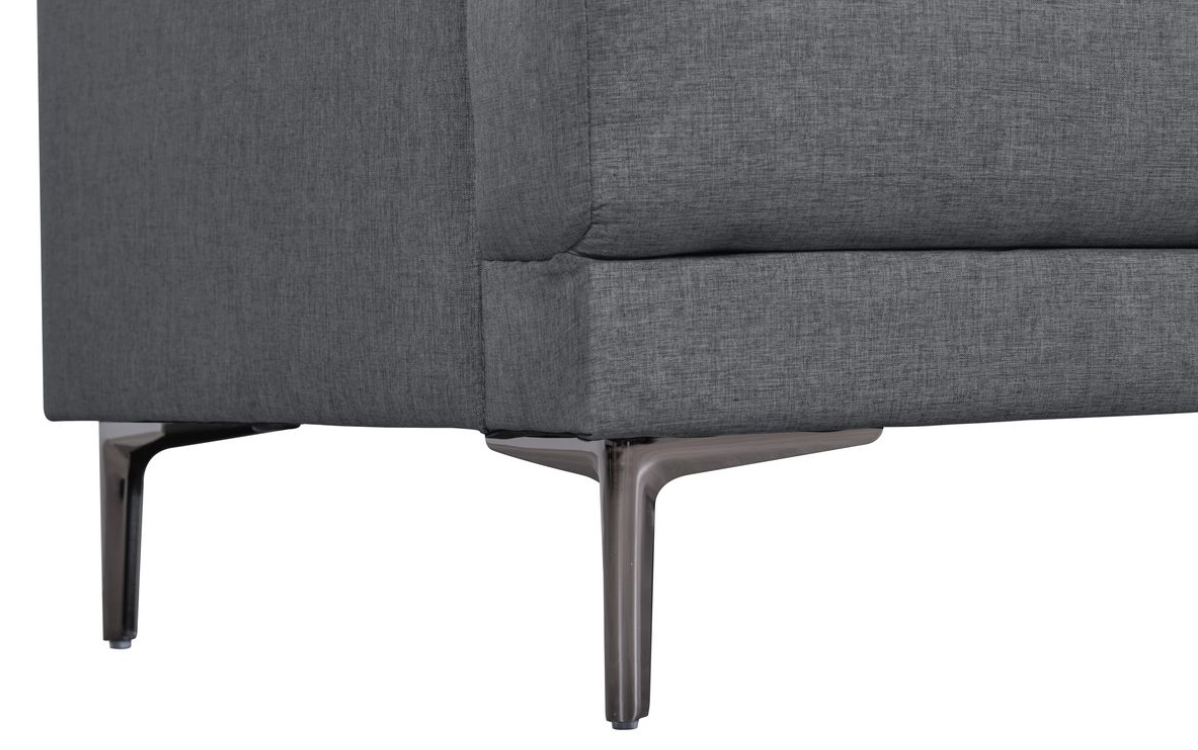 George & Mason - Anna 3 Seater Couch - Charcoal