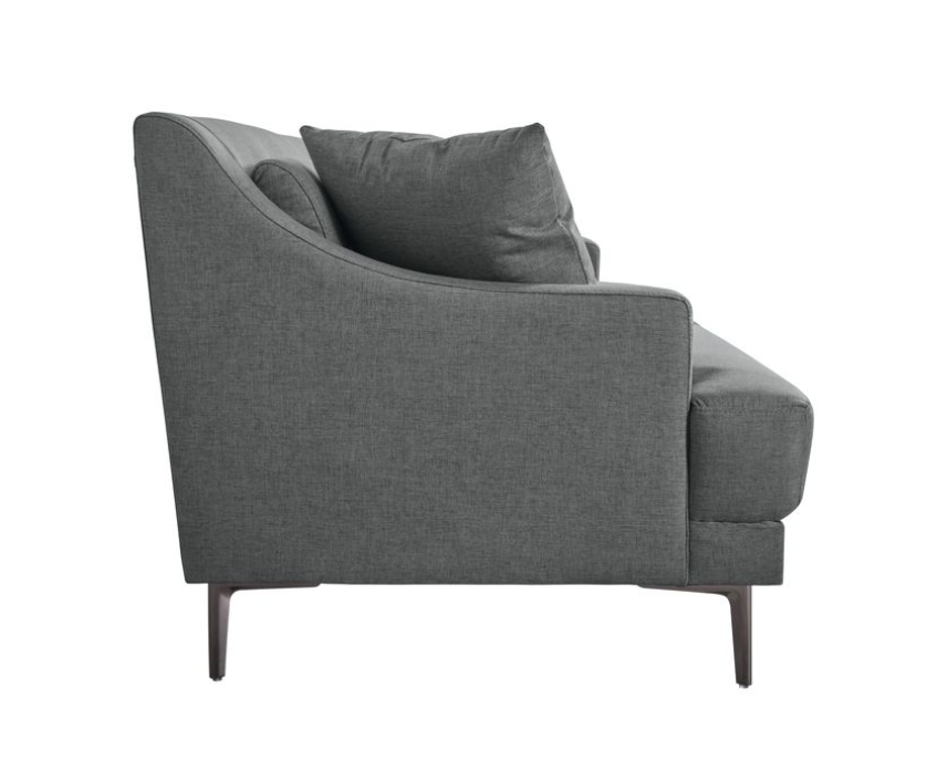 George & Mason - Anna 3 Seater Couch - Charcoal