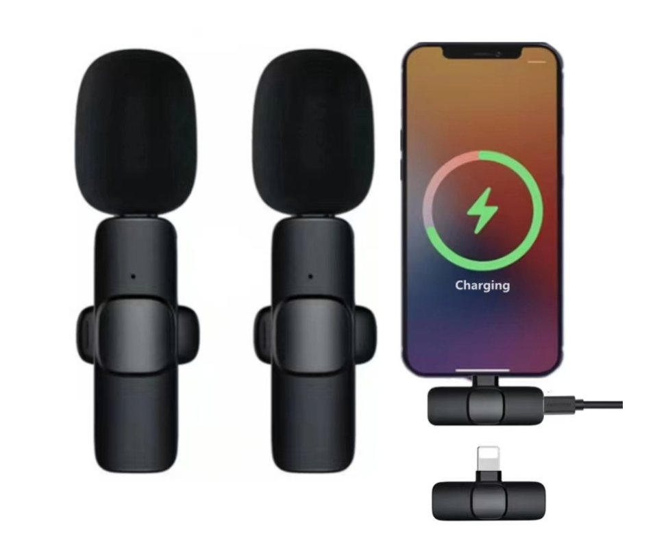 K9 Wireless Microphone for iPhone - 2 x Mini iOS Microphones