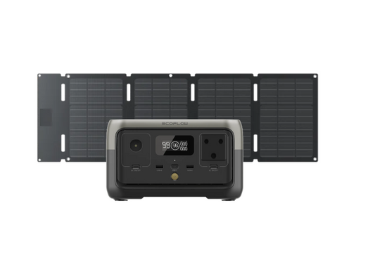 EcoFlow RIVER 2 Portable Power Station with 45W Solar Panel TypeC