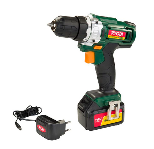 Ryobi Handyline HLD-180 18V Cordless Drill Driver including charger