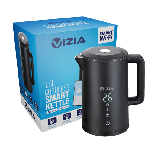 VIZIA Smart Kettle - 1.5L Cordless 360 Degree Smart Home