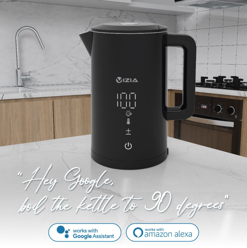 VIZIA Smart Kettle - 1.5L Cordless 360 Degree Smart Home