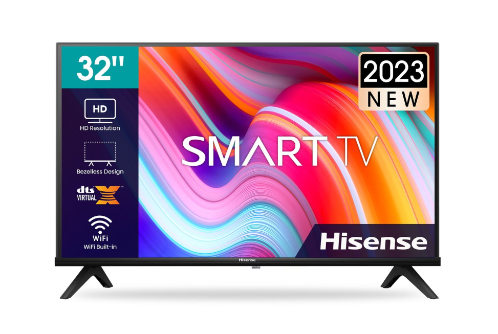 Hisense 32" A4K HD Smart LED TV with Dolby Digital & Digital Tuner