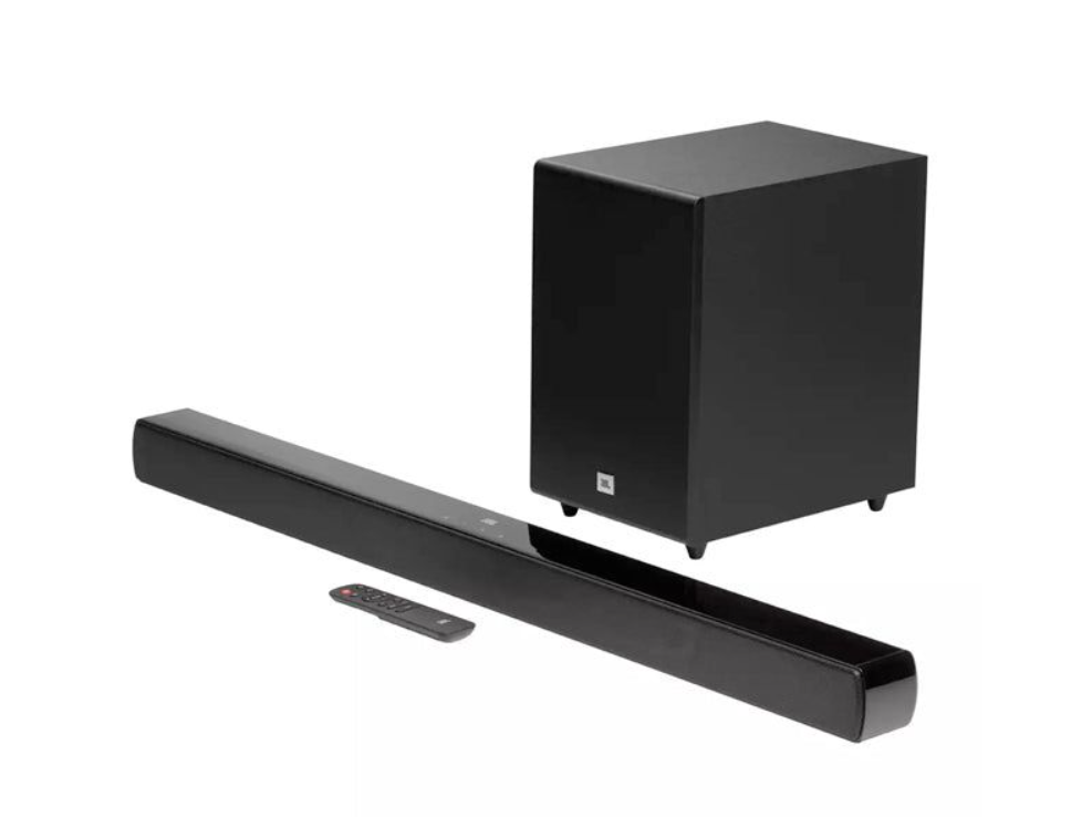 JBL Cinema SB270 2.1 Channel Soundbar With Wireless Subwoofer - Black