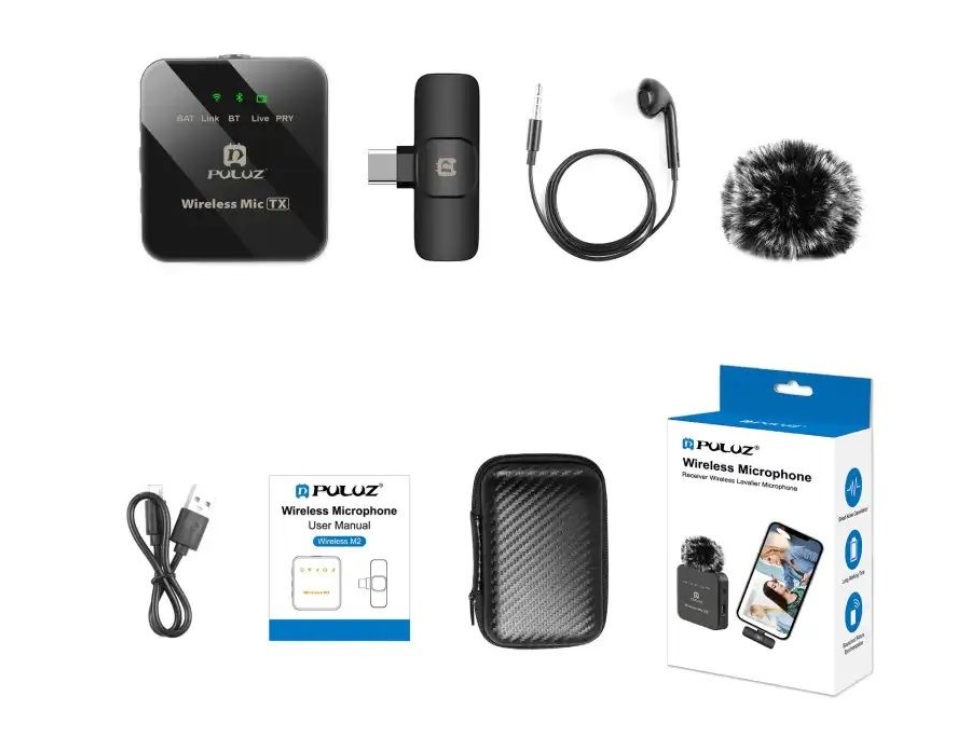 Puluz Wireless Microphone System-IOS Lightning