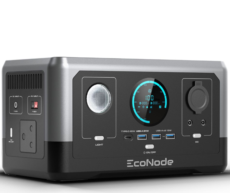 EcoNode Nodemini -300W/600W 285WH Portable Power Station -Home UPS Inverter