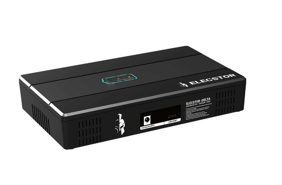 Elecstor 60W LiFePO4 Mini UPS with POE or Portable Powerbank