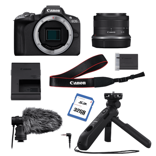 Canon EOS R50 Mirrorless Camera Creator Kit