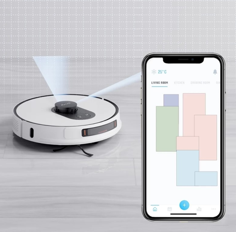 Cordless Robotic Vacuum and Mop with Base Station