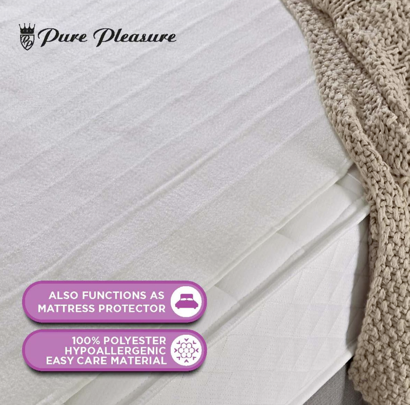 PURE PLEASURE - DOUBLE TIE-DOWN ELECTRIC BLANKET 137x150