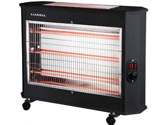 LUXELL - 5 Bar Heater with Thermostat & Safety Switch - 2400W -LX2802K