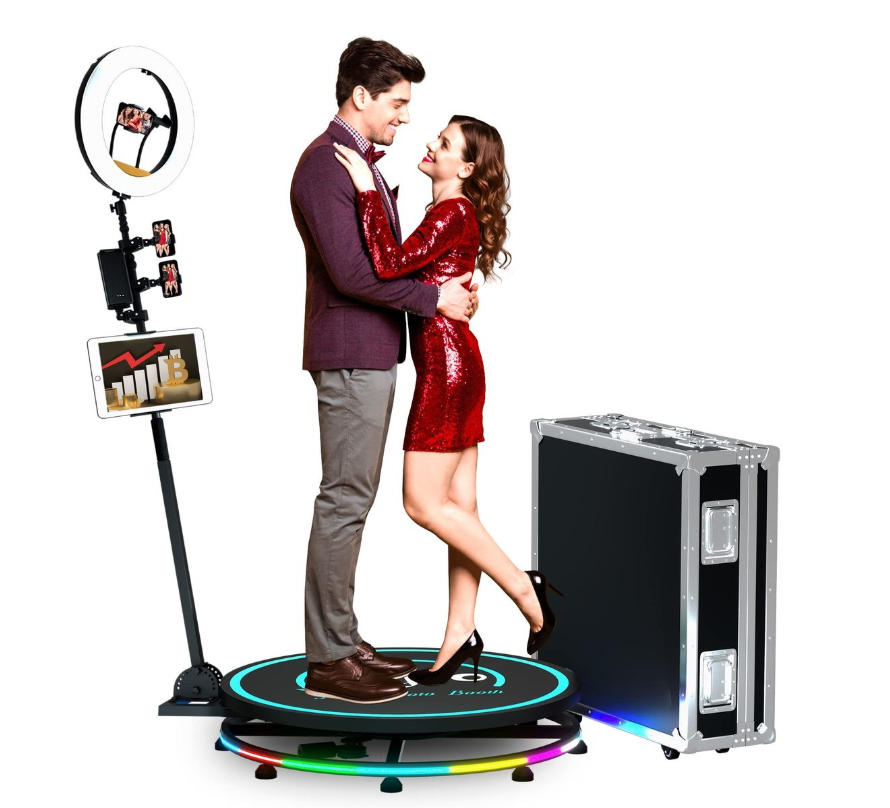 360 Photo Booth Machine with Remote Control- (68 cm)