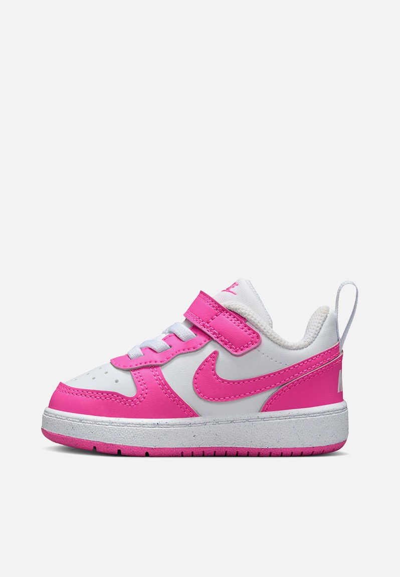 Nike Court Borough Low Recraft Td - White/Laser Fuchsia