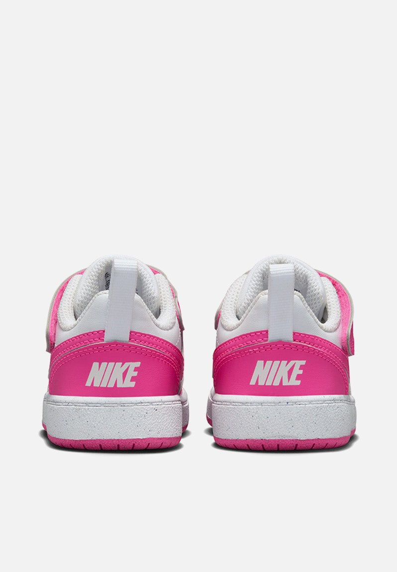 Nike Court Borough Low Recraft Td - White/Laser Fuchsia