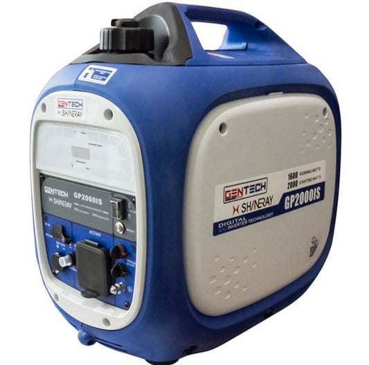 Gentech Power 2kVA Digital Pure Sine Wave Inverter Generator (Recoil) Blue